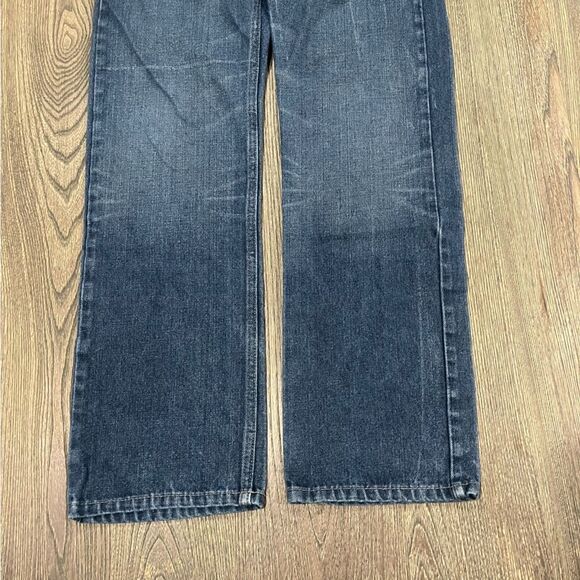 Levi's Youth Boys 514 Slim Straight Jeans Whisker Denim Medium Wash Blue Size 18 - Picture 2 of 11